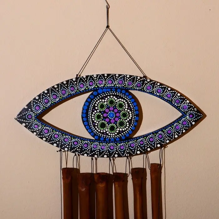 Музыка ветра "Око" бамбук 40х5х110 см