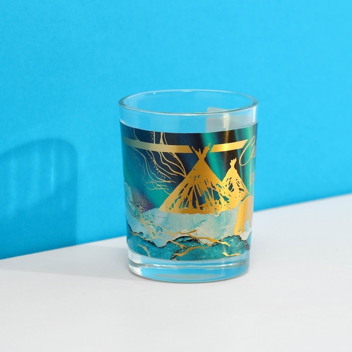 Свеча в стакане &laquo;Север&raquo;, 5 х 6 см