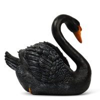 Садовая фигура из полистоуна &laquo;Лебедь&raquo;, 34&times;25&times;40 см