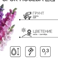 Семена цветов Дельфиниум "Гиацинт", 0,3 г