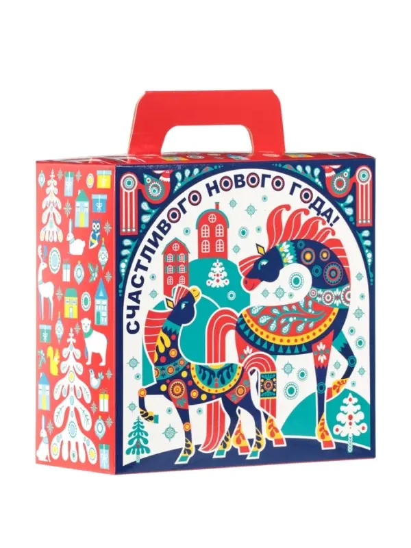 Сладкий новогодний подарок &laquo;Гжель&raquo;, 650 г