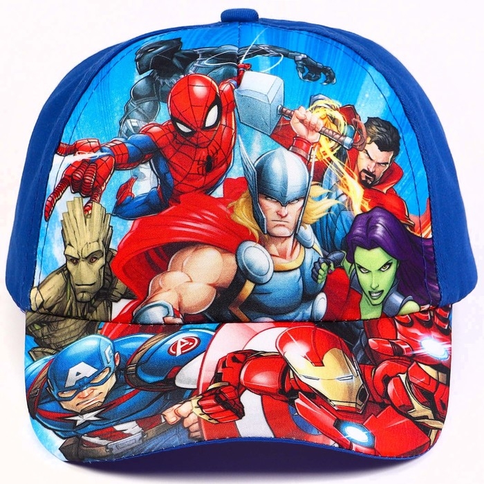 Кепка детская для мальчика, размер 52-56, Мстители Кепка детская для мальчика, размер 52-56, Мстители