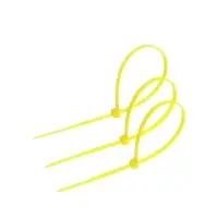 Хомут нейлоновый для стяжки, ТУНДРА, 3.6&times;200 мм, желтый, 25 шт.