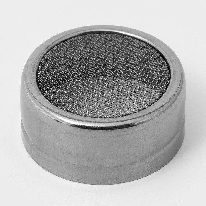 Диспенсер для сахарной пудры Доляна, 100 мл, 6&times;8 см, цвет хромированный