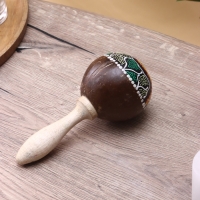 Сувенирный музыкальный инструмент "Маракас" махагон, кокос 10х10х20 см Сувенирный музыкальный инструмент "Маракас" махагон, кокос 10х10х20 см