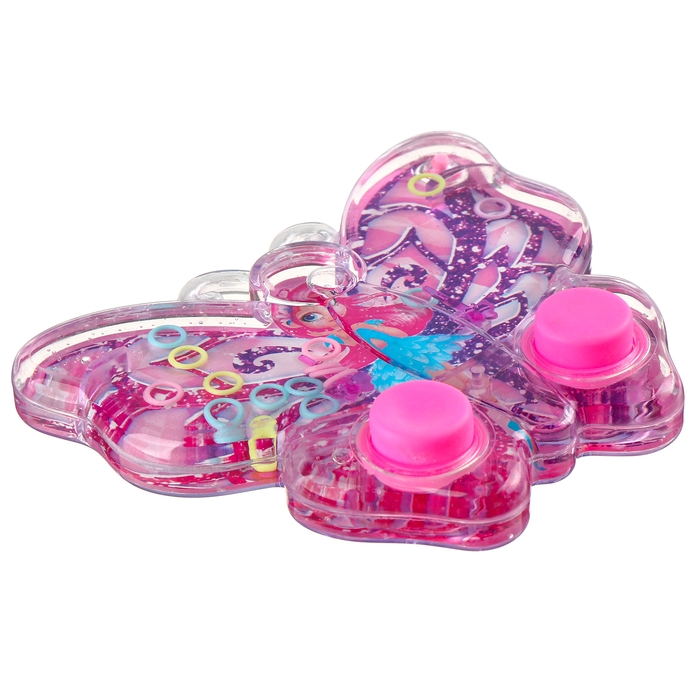 Водная игра с колечками &laquo;Бабочка&raquo;, цвет фиолетовый