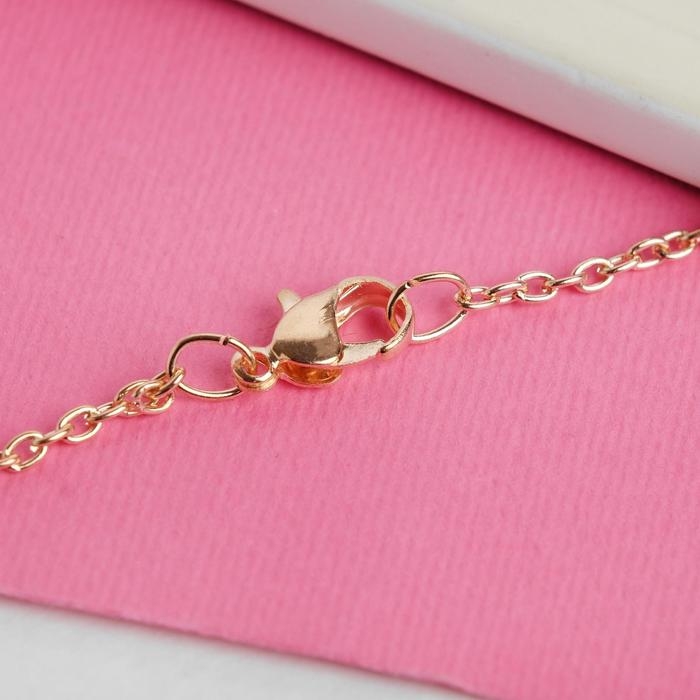 Набор детский &laquo;Выбражулька&raquo; 2 предмета: кулон, кольцо, бантик, цвет розовый