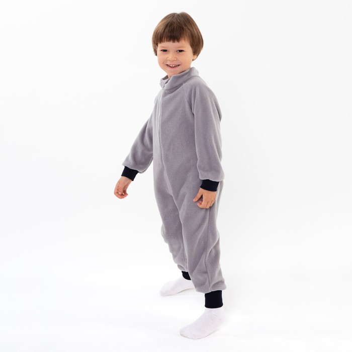 Комбинезон детский, цвет светло-серый, рост 104 см