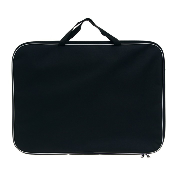 Папка для чертежей и рисунков А3, 470 х 350 х 20 мм, с ручками, текстильная, Calligrata Папка для чертежей и рисунков А3, 470 х 350 х 20 мм, с ручками, текстильная, Calligrata "Смайл"