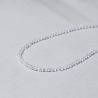 Бусины на нити шар №2 гранёный &laquo;Шпинель&raquo;, цвет белый, 38 см