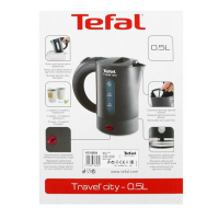 Чайник электрический Tefal KO120B30, пластик, 0.5л, 650Вт, серый Чайник электрический Tefal KO120B30, пластик, 0.5л, 650Вт, серый