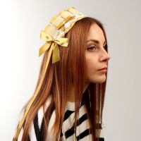 Карнавальная повязка &laquo;Лолита&raquo;, цвет золотой