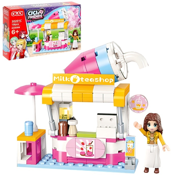 Конструктор для девочек &laquo;Подружки. Милкшейк&raquo;, 106 деталей