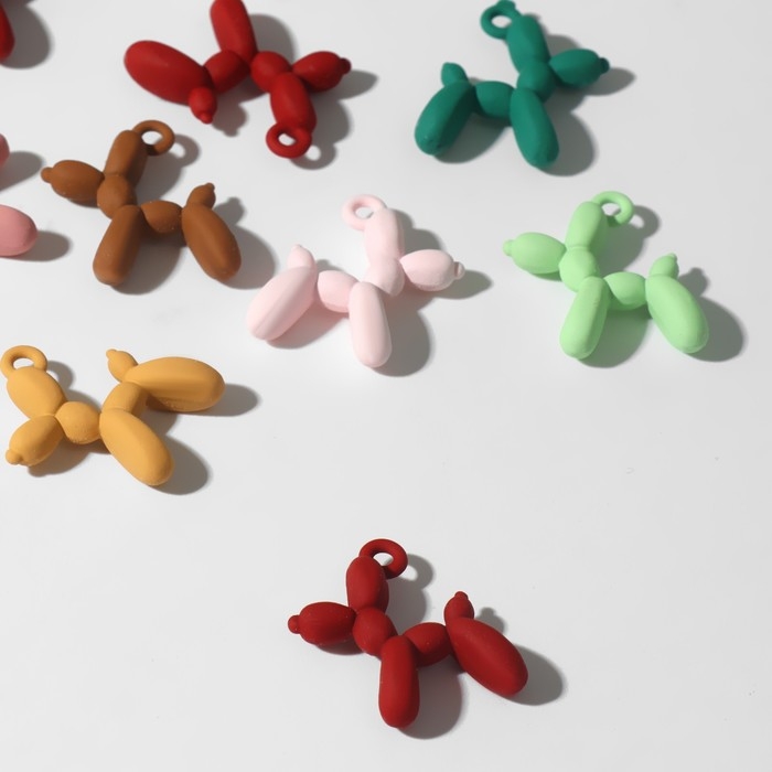 Подвеска «Собачка», набор 10шт, цвет МИКС Подвеска «Собачка», набор 10шт, цвет МИКС