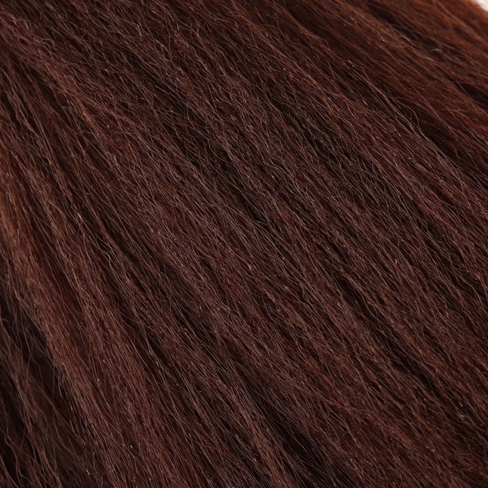 ZUMBA Канекалон однотонный, гофрированный, 60 см, 100 гр, цвет шоколадный(#AY4)