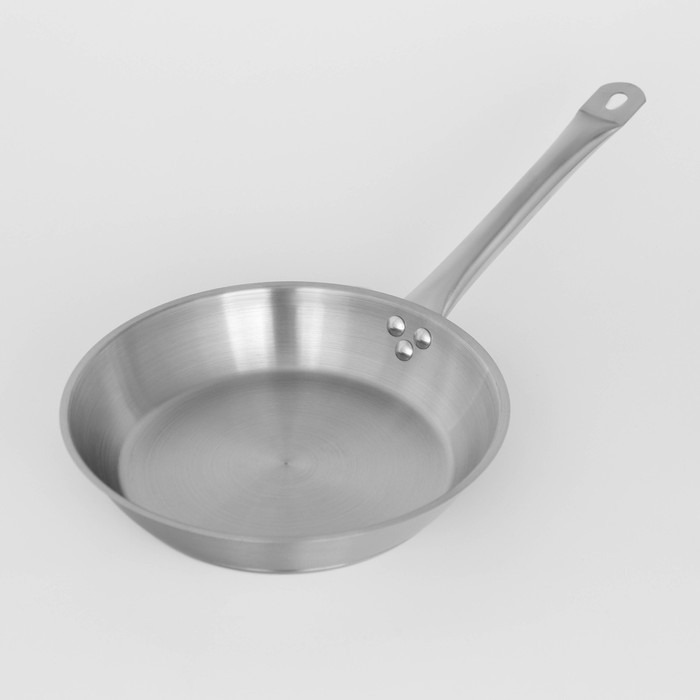 Сковорода из нержавеющей стали Hanna Kn&ouml;vell, d=26 см, h=5 см, толщина стенки 0,6 мм, длина ручки 25 см, индукция