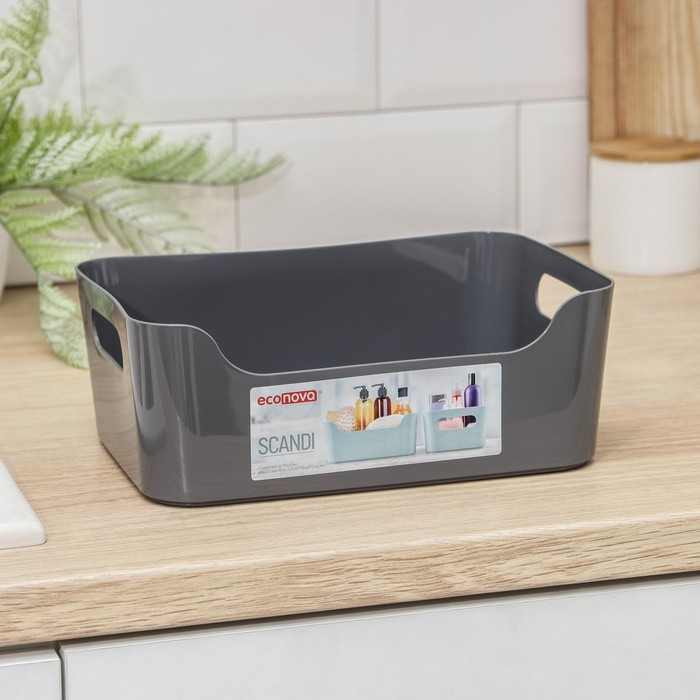 Корзина для хранения Scandi, 3,1 л, 24&times;17&times;9 см, цвет МИКС