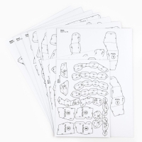 Полигональная новогодняя фигура новогодняя на Новый Год &laquo;Новогодняя коллекция:Новый год: Олень&raquo;, на Новый год