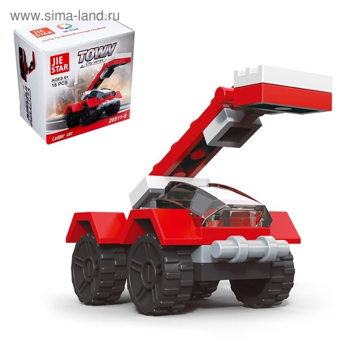 Конструктор Город &laquo;Пожарка&raquo;, 18 деталей