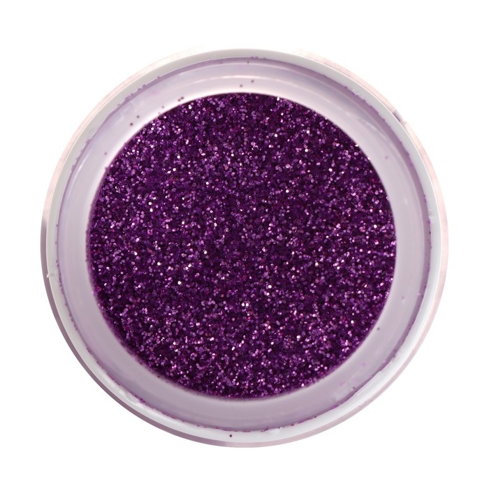 Декоративные блёстки LUXART LuxGlitter (сухие), 20 мл, размер 0.2 мм, фиолетовый