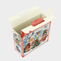 Новый год. Подарочная коробка новогодняя Чемоданчик малый "Приключения начинаются" 17,3 х 6,5 х 15 см. Новый год. Подарочная коробка новогодняя Чемоданчик малый "Приключения начинаются" 17,3 х 6,5 х 15 см.