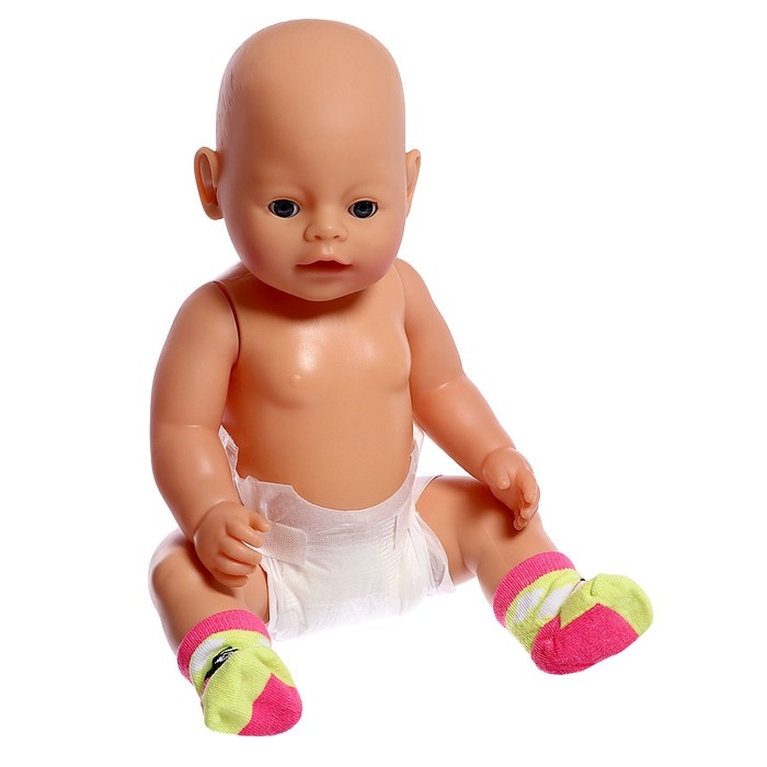 Одежда для кукол &laquo;Божья коровка&raquo;, носочки с подгузником