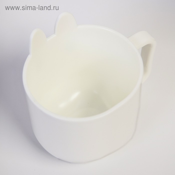 Кружка детская 260 мл., &laquo;Зайка&raquo;, цвет белый