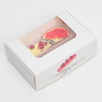 Коробка для эклеров, кондитерская упаковка, 2 вкладыша, &laquo;Сладкая жизнь&raquo;, 15 х 10 х 5 см