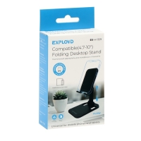 Держатель для телефона Exployd EX-H-1329, настольный, магнитный, 4" - 6.5", черный Держатель для телефона Exployd EX-H-1329, настольный, магнитный, 4" - 6.5", черный