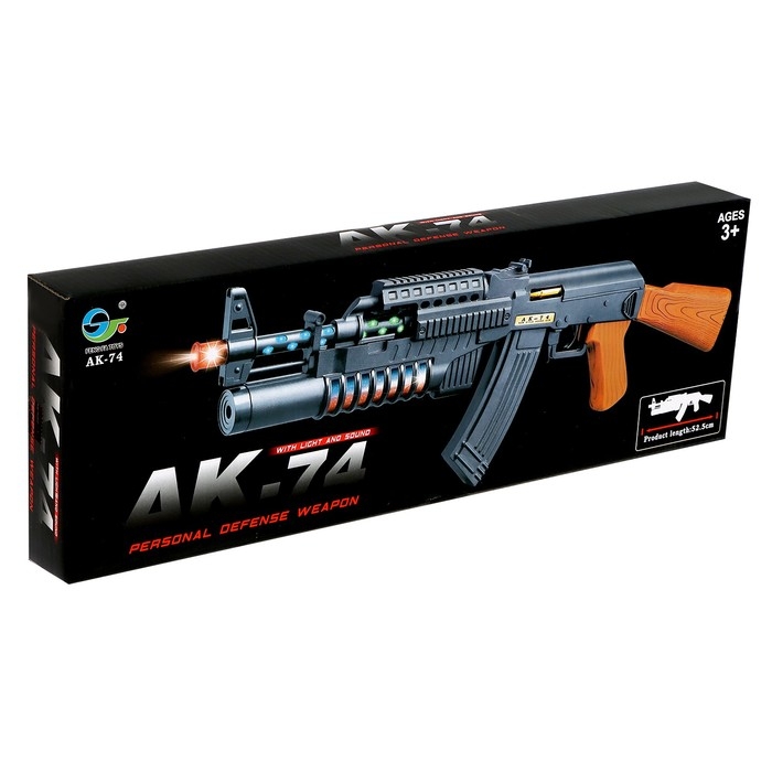 Автомат &laquo;АК-74&raquo;, свет, звук