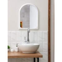 Зеркало в рамке, 49,5×39 см, цвет белый Зеркало в рамке, 49,5×39 см, цвет белый