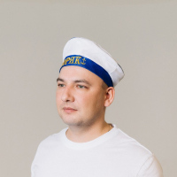 Берет &laquo;Моряк&raquo;, с помпоном, взрослый, р-р. 60