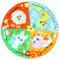 Игровой коврик-сумка для детей «Зверята», диаметр 100 см, виды МИКС, Крошка Я Игровой коврик-сумка для детей «Зверята», диаметр 100 см, виды МИКС, Крошка Я