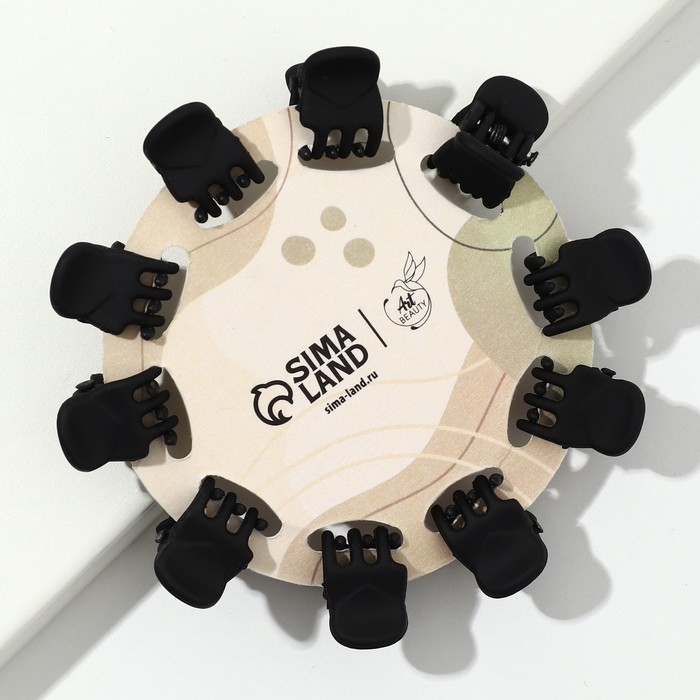 Краб для волос &laquo;Аксессуары&raquo;,10 шт.,1,5 х1,5 см