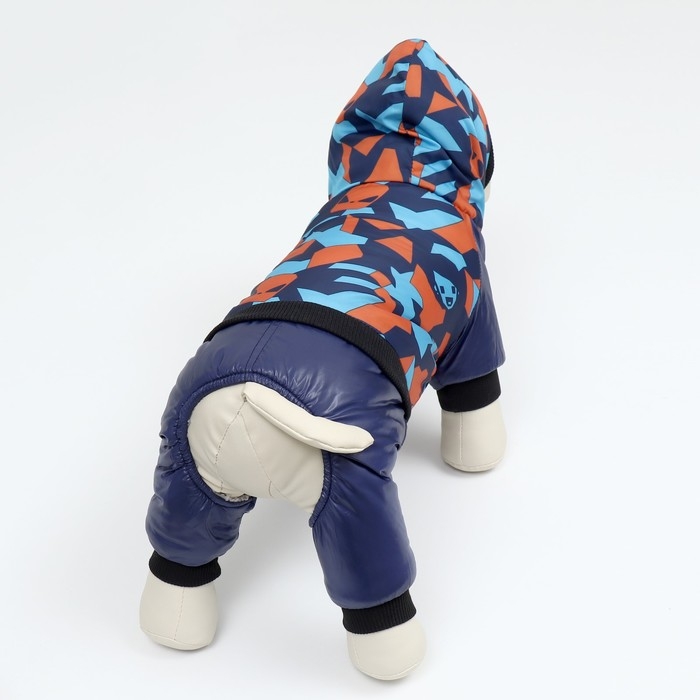 Комбинезон Комбинезон "Камуфляж" на меховом подкладе, размер L (ДС 35, ОШ 35, ОГ 45 см)