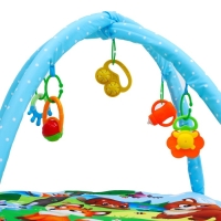 Развивающий коврик с дугами &laquo;Лесные зверята&raquo;, 85х85 см, Крошка Я,