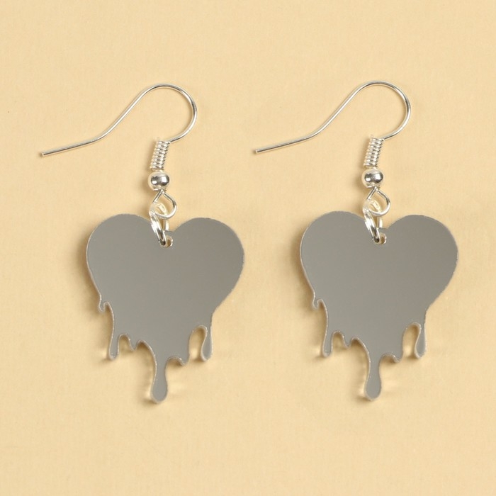 Серьги &laquo;Amor&raquo;, 6 х 9 см