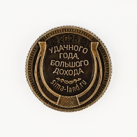 Монета новогодняя амулет &laquo;Новый год: Сказочного года&raquo;, диам 2.5 см
