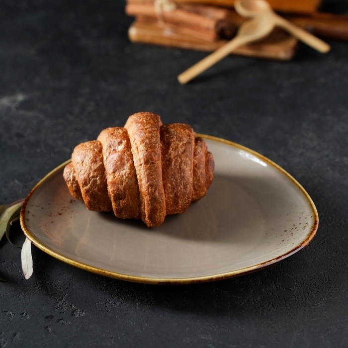 Блюдо фарфоровое для подачи Magistro &laquo;Церера&raquo;, 20&times;18 см, цвет коричневый