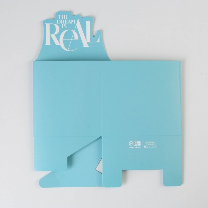 Коробки для мини букетов «THE DREAM IS REAL», 12 × 20 × 10 см Коробки для мини букетов «THE DREAM IS REAL», 12 × 20 × 10 см