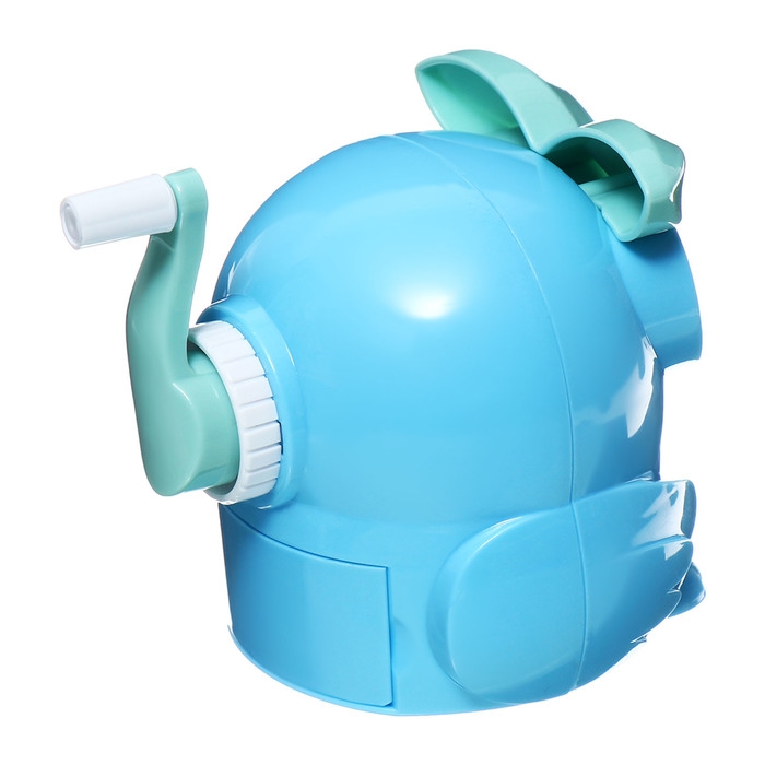 Точилка механическая с контейнером Сова Синяя