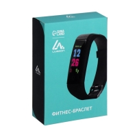 Фитнес-браслет LuazON LF-07, 0.96", цветной дисплей, пульсометр, оповещения, шагомер, черный Фитнес-браслет LuazON LF-07, 0.96", цветной дисплей, пульсометр, оповещения, шагомер, черный