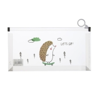 Папка-конверт на молнии формат А6, 180мкр, с рисунком"Звери на скейтборде и сноуборде", МИКС Папка-конверт на молнии формат А6, 180мкр, с рисунком"Звери на скейтборде и сноуборде", МИКС