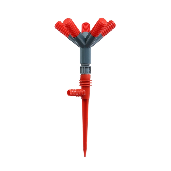 Распылитель 5−лепестковый, штуцер под шланги 1/2 Распылитель 5−лепестковый, штуцер под шланги 1/2" (12 мм) − 5/8" (16 мм) − 3/4" (19 мм), пика, пластик, Greengo