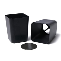 Набор для рассады: стаканы по 700 мл (10 шт.), поддон 44 &times; 18 см, чёрный, Greengo