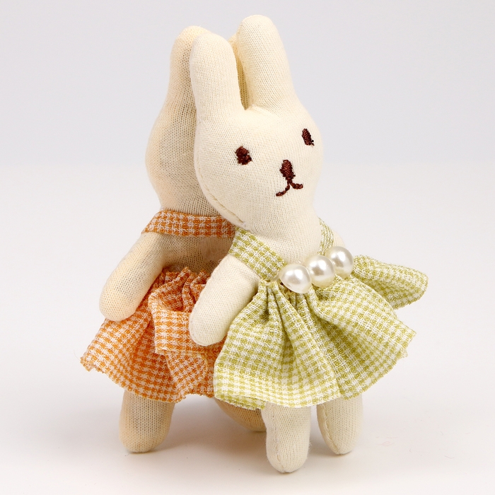 Мягкий магнит &laquo;Зайка&raquo;, 10 см, цвет МИКС