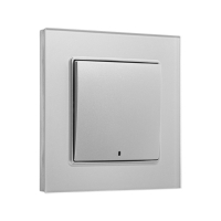 Выключатель TOT Glossy Glass, 10 А, 1 клавиша, с подсветкой, скрытый, стекло, серебристый Выключатель TOT Glossy Glass, 10 А, 1 клавиша, с подсветкой, скрытый, стекло, серебристый