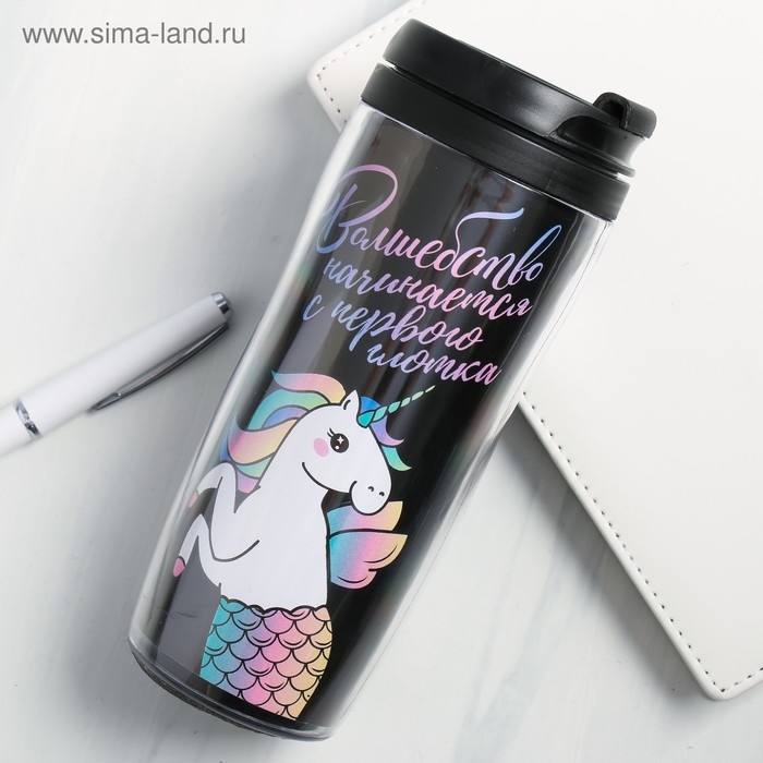 Термостакан &laquo;Единорог&raquo; 350мл