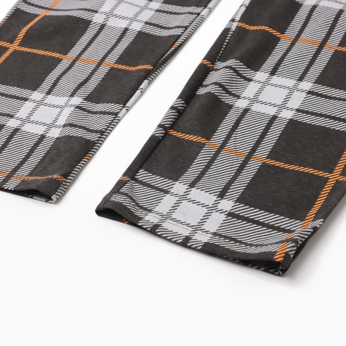 Пижама мужская (футболка/брюки), цвет тёмно-серый, размер 48 Пижама мужская (футболка/брюки), цвет тёмно-серый, размер 48