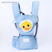 Рюкзак-кенгуру, хипсит для малыша &laquo;Животные&raquo;, цвет голубой